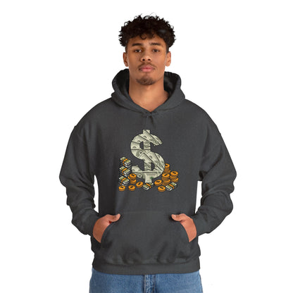 Cool As Dollar Bill Dollar Sign $$ Gift Hoodie For Men Women Hoodie