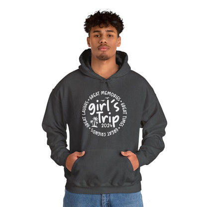 Girl's Trip 2024 Memories Friends Trip Matching Vacation Hoodie For Men Women Hoodie