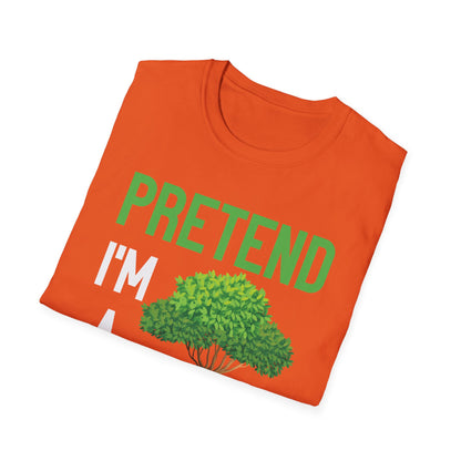 Funny Pretend I’m a Tree Tree Lazy Costume T-Shirt For Men Women