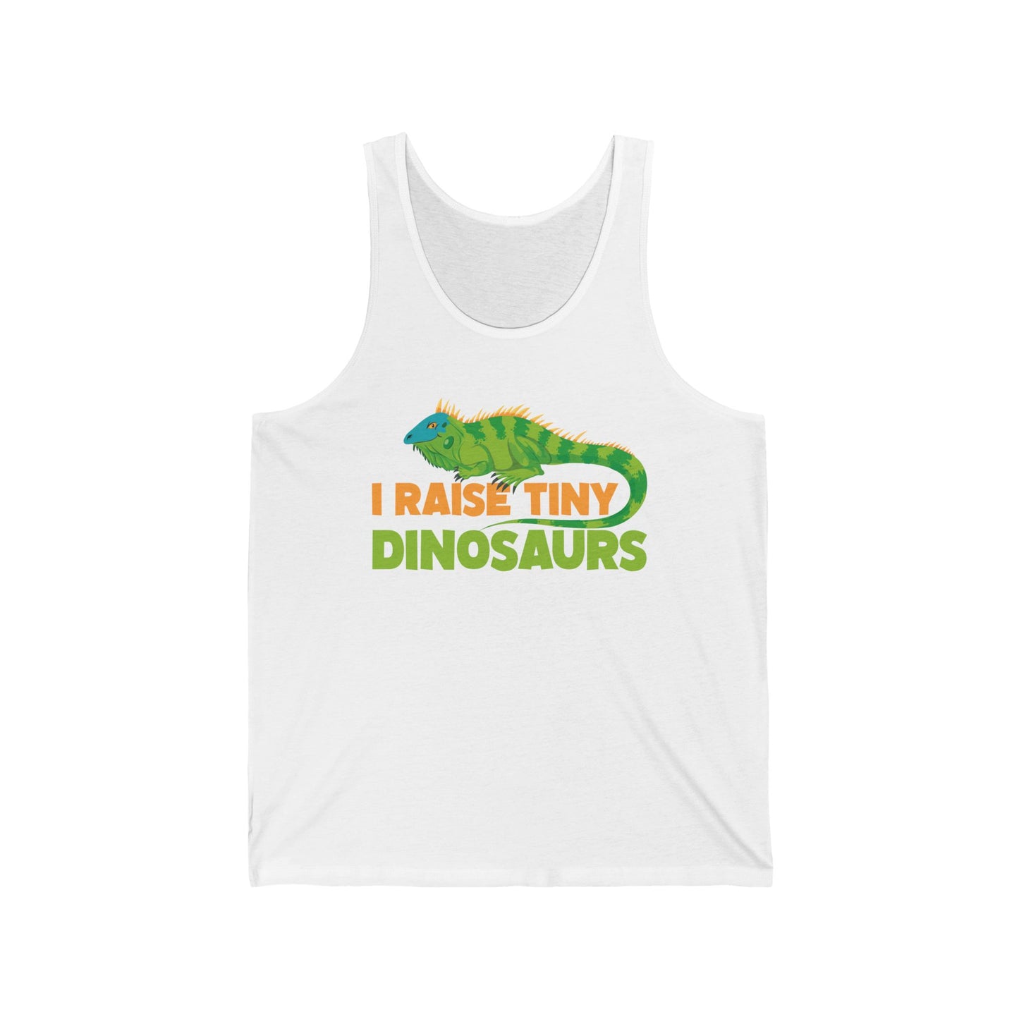 Funny Leopard Gecko I Raise Tiny Dinosaurs Lizard Reptile Geckos Tank Top For Men Women