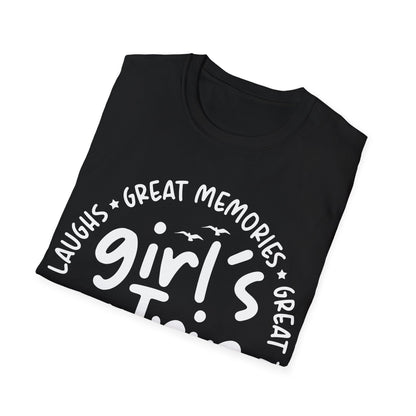 Girl's Trip 2024 Memories Friends Trip Matching Vacation T-Shirt For Men Women T-Shirt