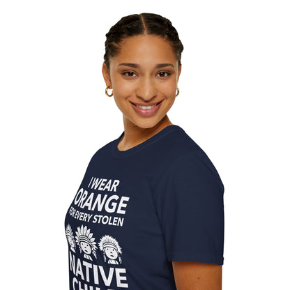 I Wear Orange for Every American Native Child Indian Pride T-Shirt for Men Women
