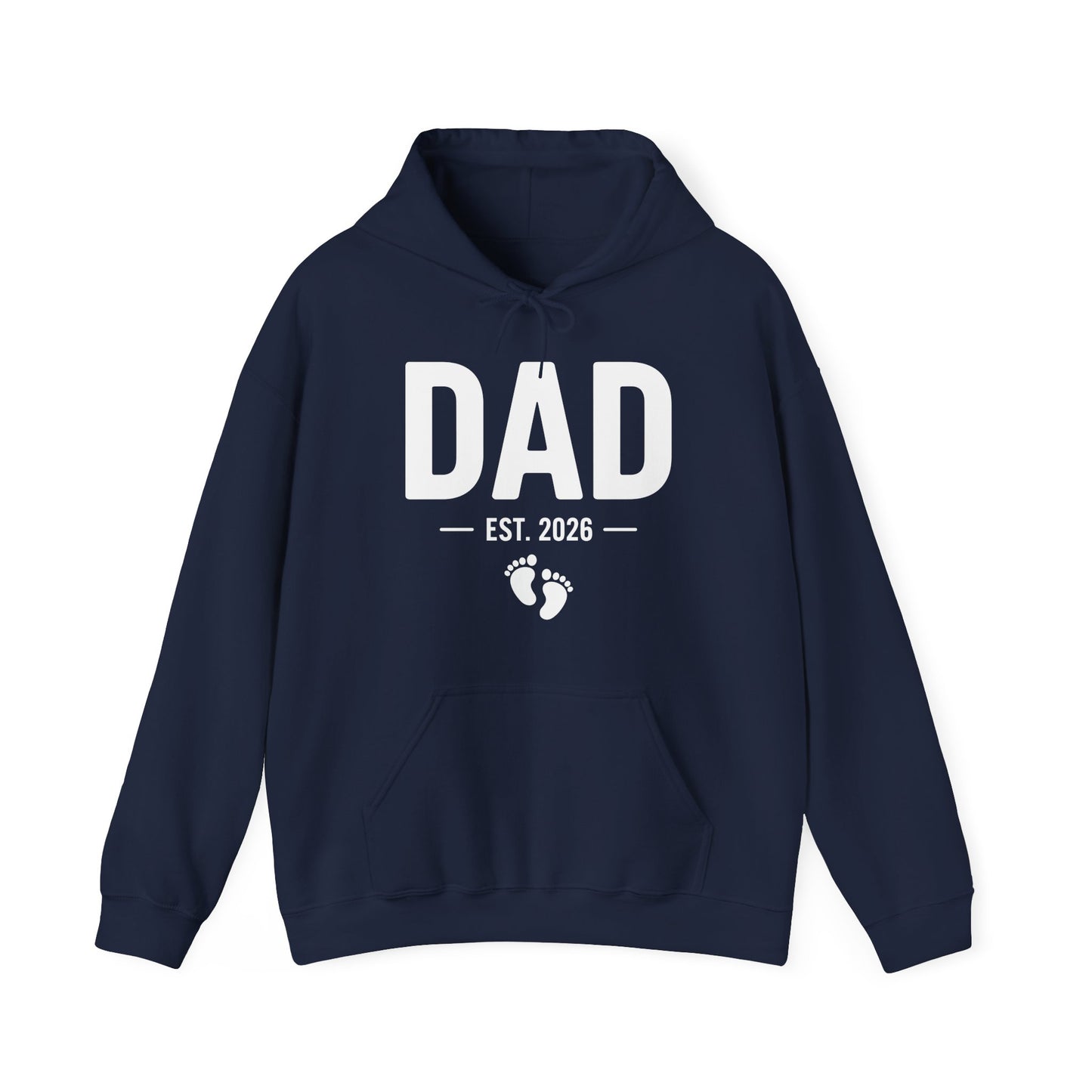 Funny Dad Est 2026 To Be Gifts First Time Dad New Daddy Hoodie For Men Women