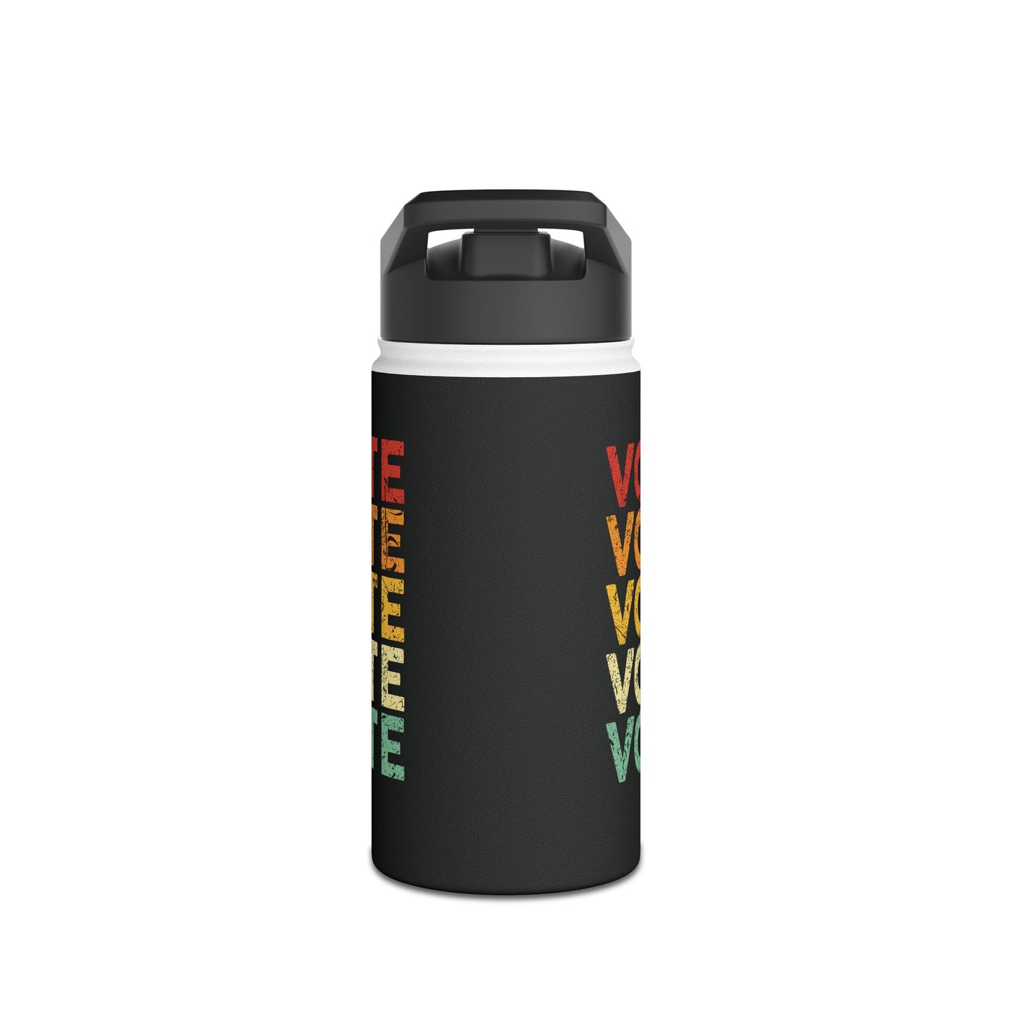 Vote Bottle Women Men Retro Vintage Election 2024 Voter Water Bottle