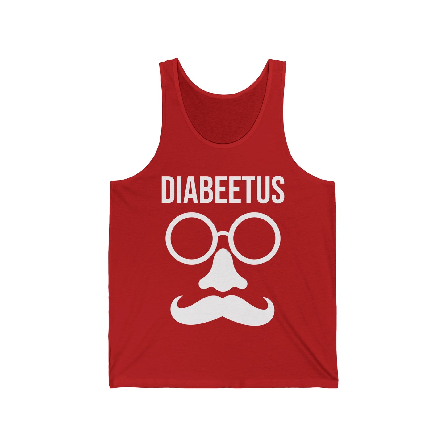 Diabeetus Awareness Diabetic Beard Support Grandpa Grandma Tank Tops For Men Women