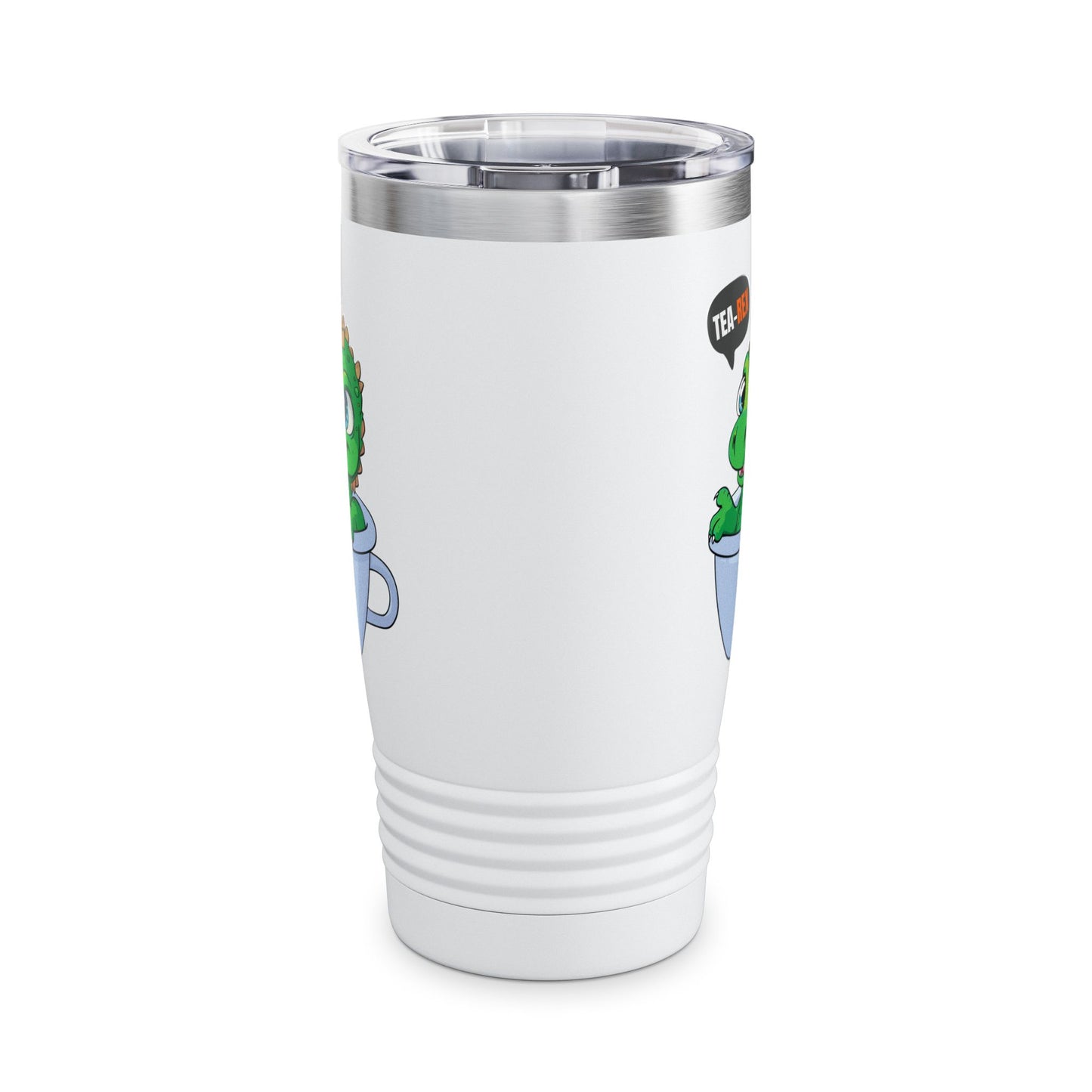 Tea-Rex In A Cup Cute T-Rex Dinosaur Kawaii Coffee Tea Funny Dino Pun Tumbler For Men Women Tumbler