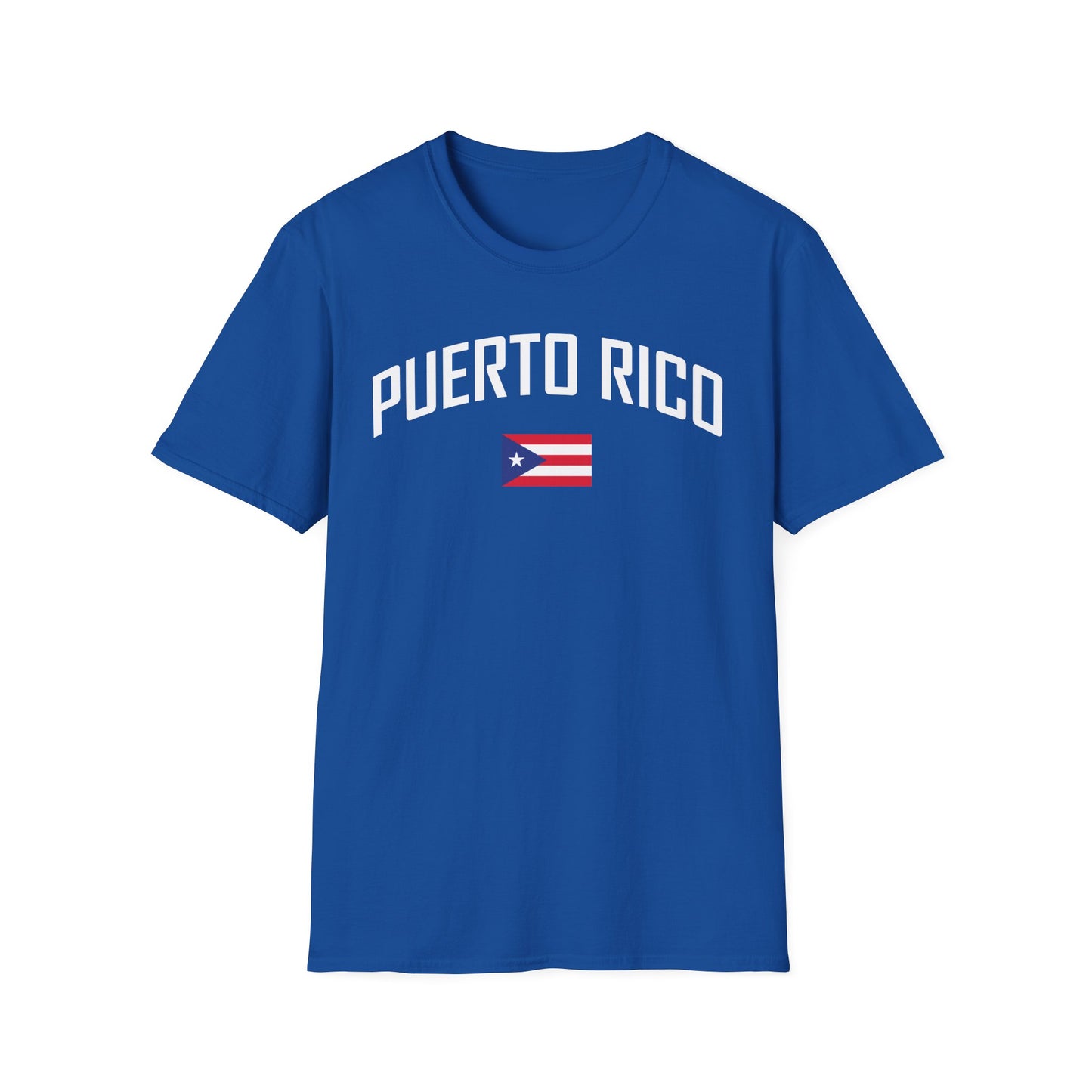 Puerto Rico Flag Retro Text T-Shirt