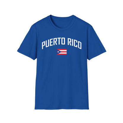 Puerto Rico Flag Retro Text T-Shirt