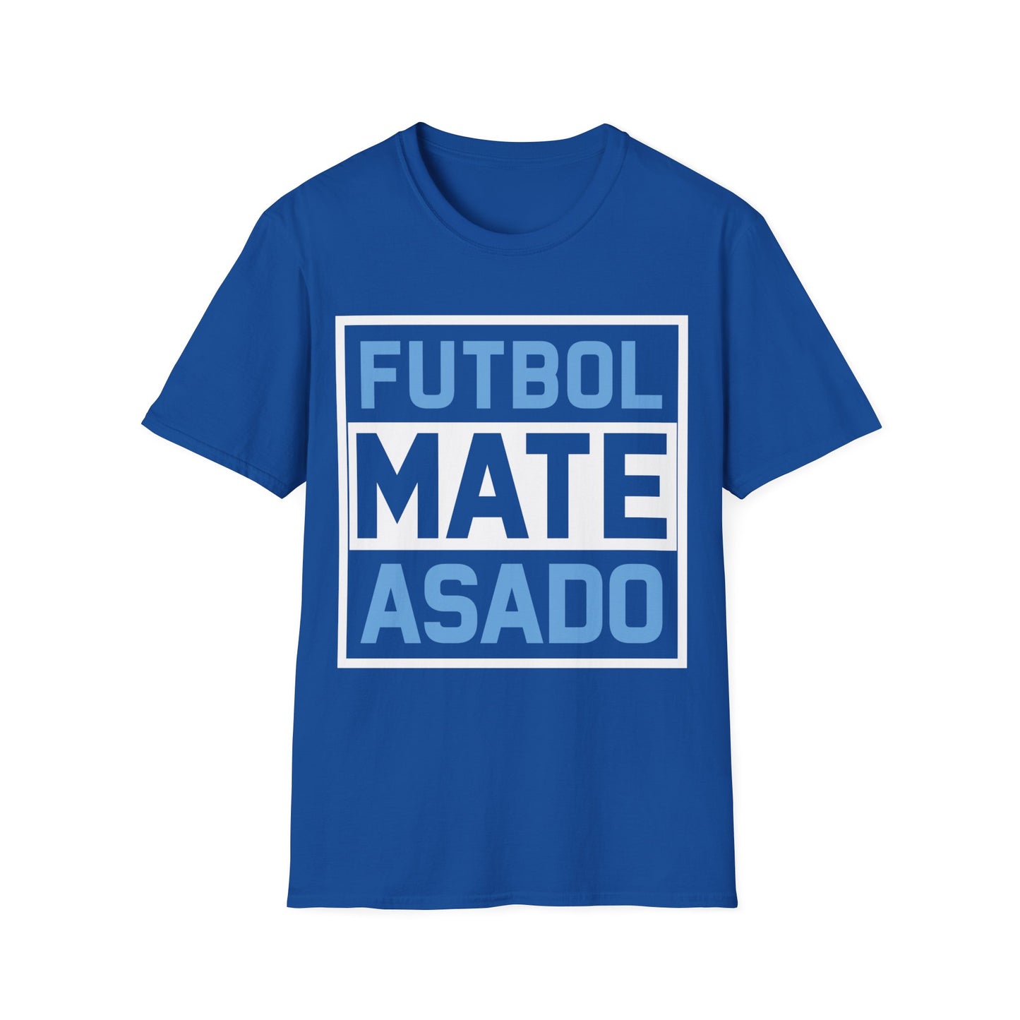 Futbol Mate Asado Argentina Argentinian Flag Pride Vintage T-Shirt For Men Women T-Shirt