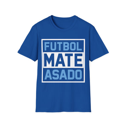 Futbol Mate Asado Argentina Argentinian Flag Pride Vintage T-Shirt For Men Women T-Shirt