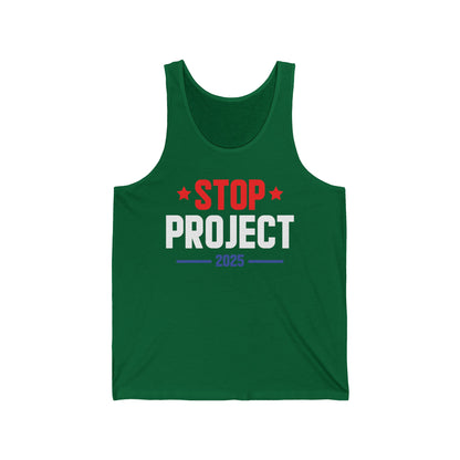 Stop Project 2025 Tank Top For Women Men Tank Top