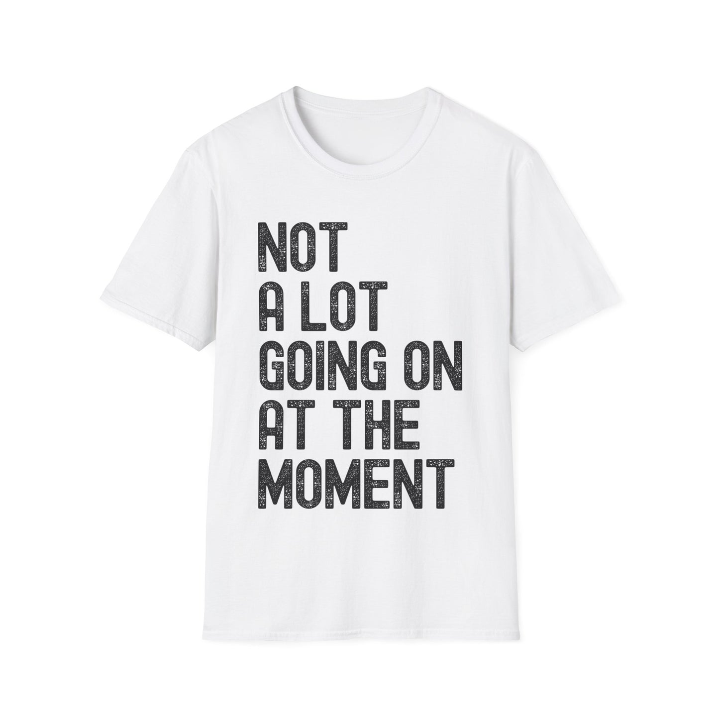 Funny Not a Lot Going on at the Moment Distressed T-Shirt For Men Women