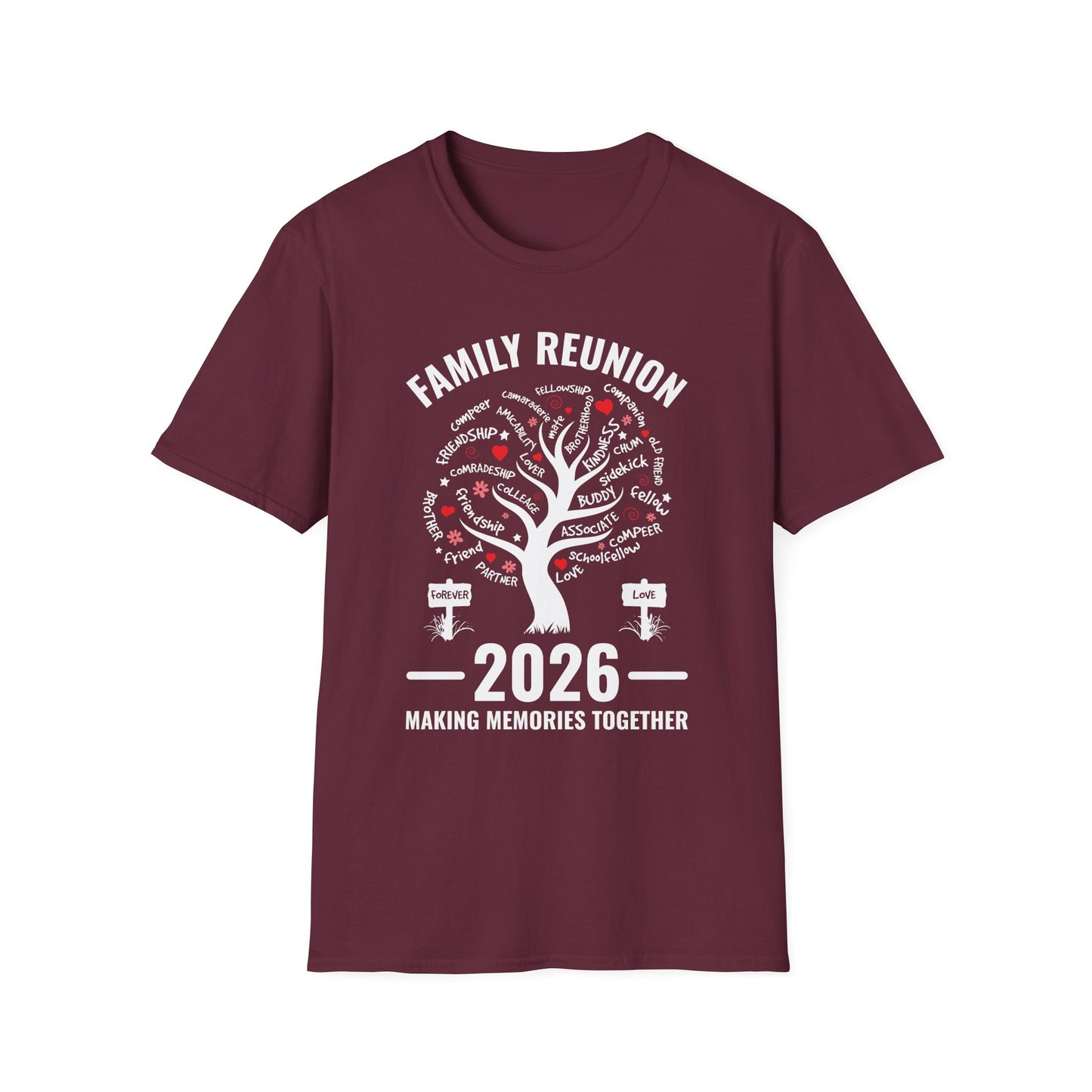 Making Memories Family Matching Group Family Reunion 2026 T-Shirt For Men Women
