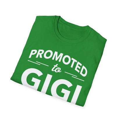 Funny Promoted To Gigi Est 2026 First Time Mothers Day T-Shirt For Women