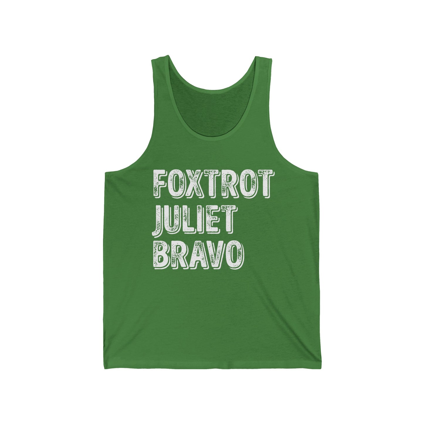 Retro Vintage Foxtrot Juliet Bravo Tank Tops For Men Women