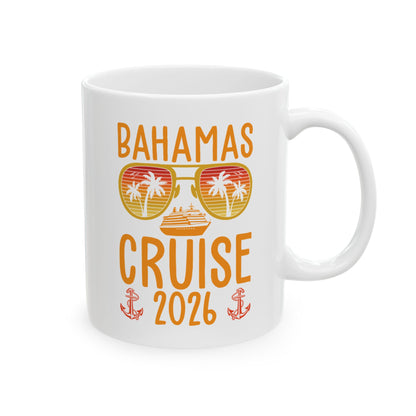 Bahamas Cruise 2026 Vacation Trip Matching Family Group Coffee Mug For Men Women