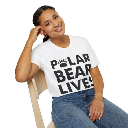 Polar Bear Lives Matter Arctic Save the Bears Animals Endangered T-Shirt