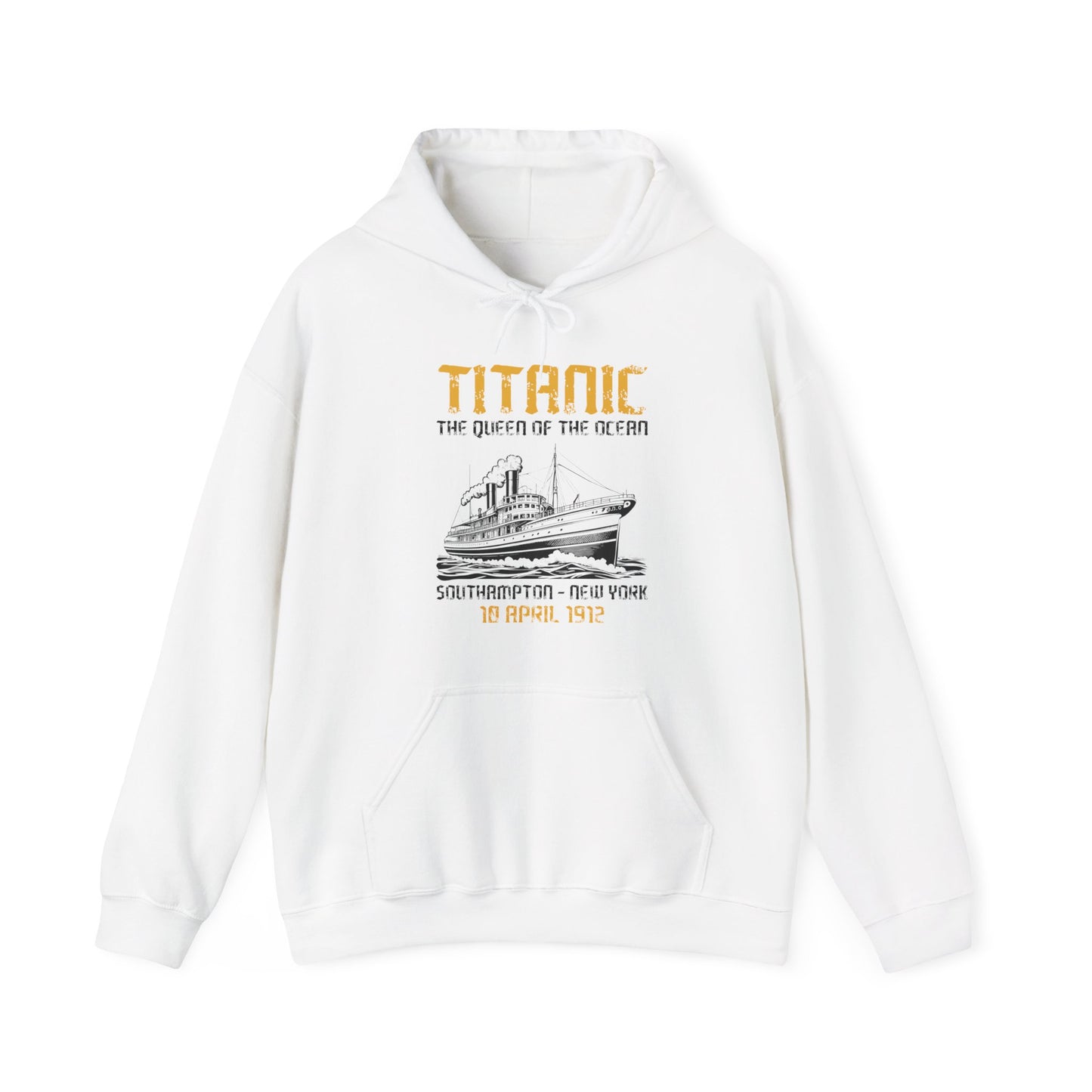 Vintage RMS Titanic 1912 Distressed Sea Sailing Ship Ocean Hoodie For Men Women Hoodie