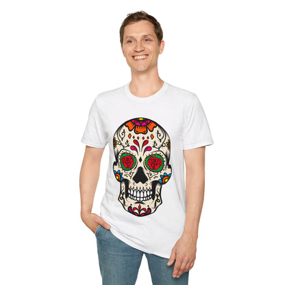 Sugar Skull Dia De Los Muertos Costume Halloween Day Of Dead T-Shirt