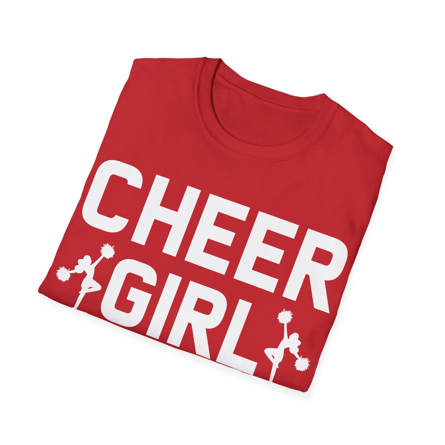 Funny Cheer Team Cheerleading Cheering Cheerleader T-Shirt For Women Girls T-Shirt