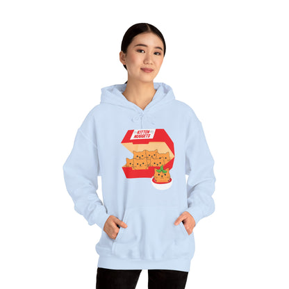 Funny Kitten Nuggets Food Pun Cat Lover Gift Chicken Nuggets Hoodie For Men Women Hoodie