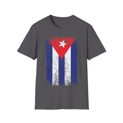 Cuba Distressed Vintage Cuba Flag Cuban T-Shirt For Men Women