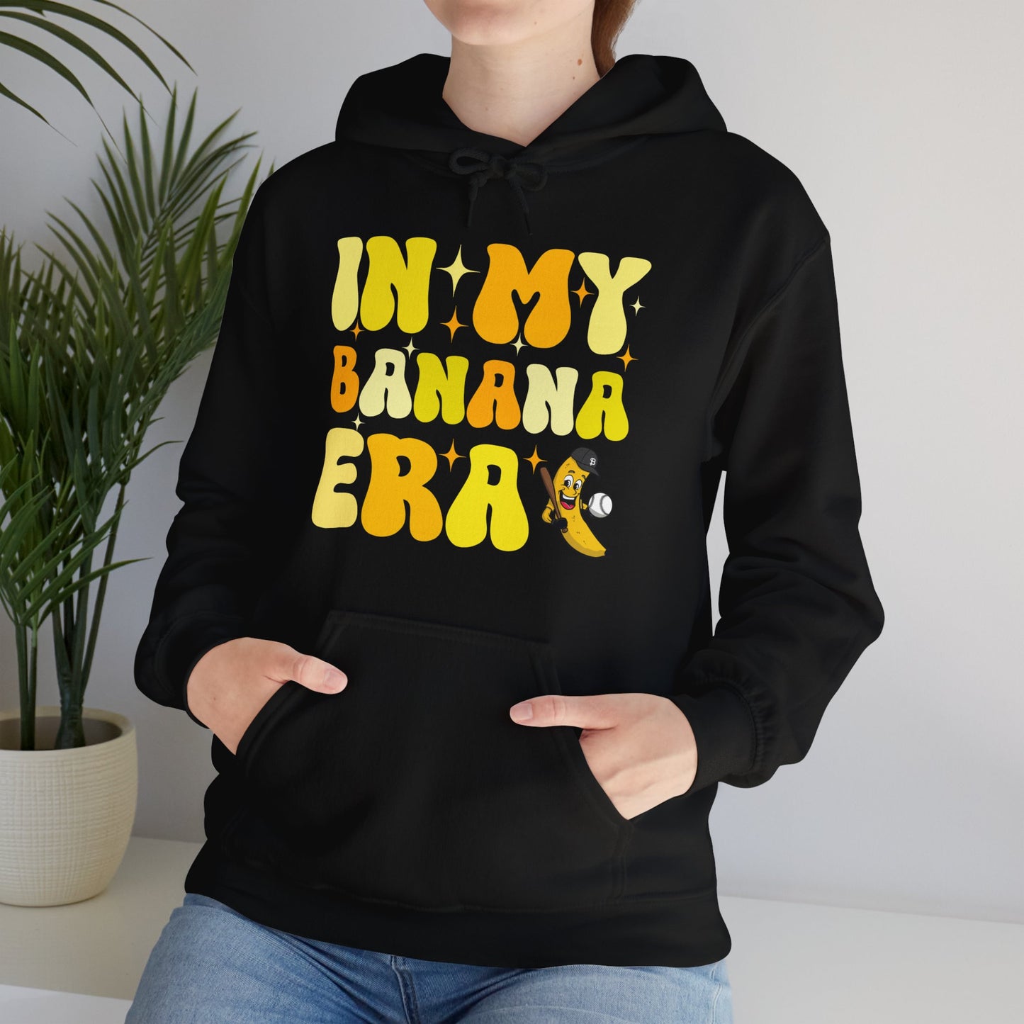 Funny In My Bananas Era Fruit Lover Baseball Player Hoodie For Men Women Hoodie