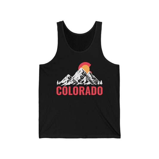 Colorado State Retro Vintage Distressed Flag Tank Top For Men Women Tank Top