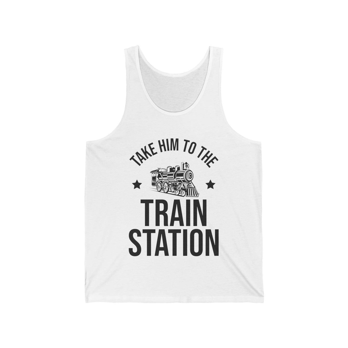 Take Him To The Train Station Platform Tank Top Men Women