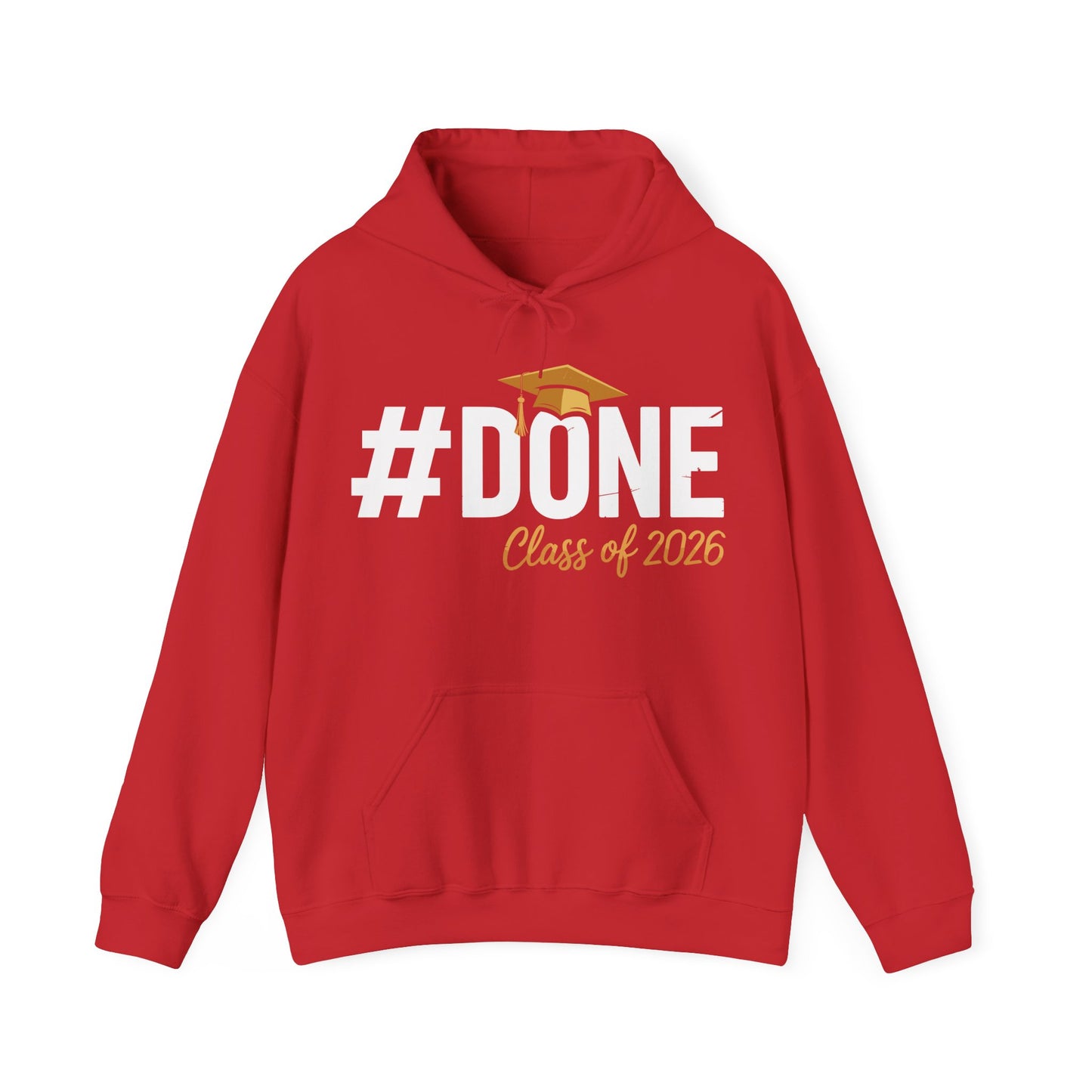 #Done Class of 2026 Graduation So Done Senior 2026 Grad Hoodie For Men Women
