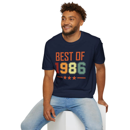 Funny Vintage Best of 1986 40 Year Old Gift 40th Birthday T-Shirt For Men Women T-Shirt