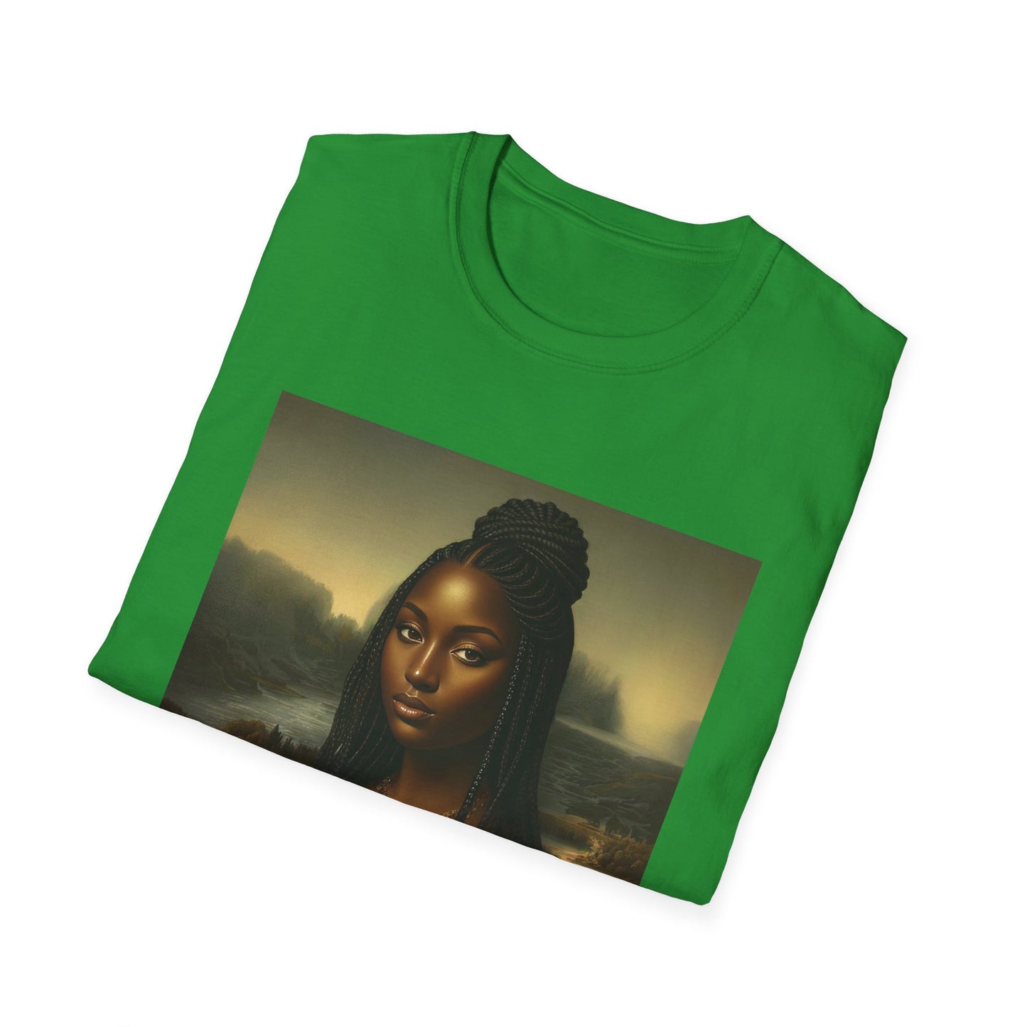 Black Mona Lisa African American Black History Month Funny T-Shirt