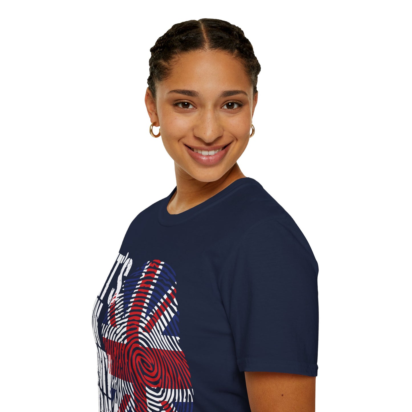 Funny Its In My DNA British Flag England UK Britain Union Jack T-Shirt For Men Women T-Shirt