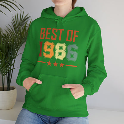 Funny Vintage Best of 1986 40 Year Old Gift 40th Birthday Hoodie For Men Women Hoodie