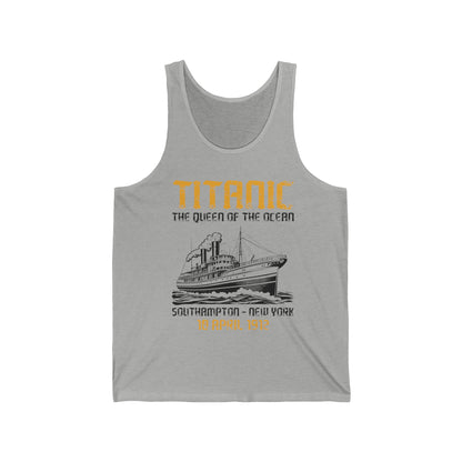 Vintage RMS Titanic 1912 Distressed Sea Sailing Ship Ocean Tank Top For Men Women