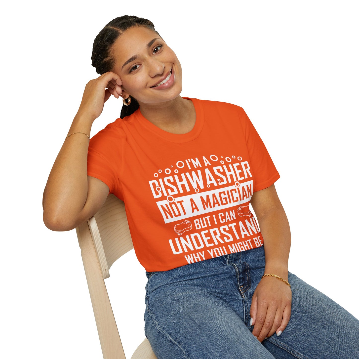 Funny Dishwashing Gift Dishwasher Magician T-Shirt Men Women