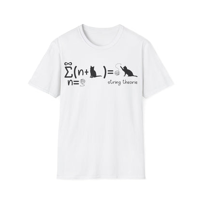 Funny String Theory Science Nerd Physics Schrodinger's Cat T-Shirt For Men Women T-Shirt