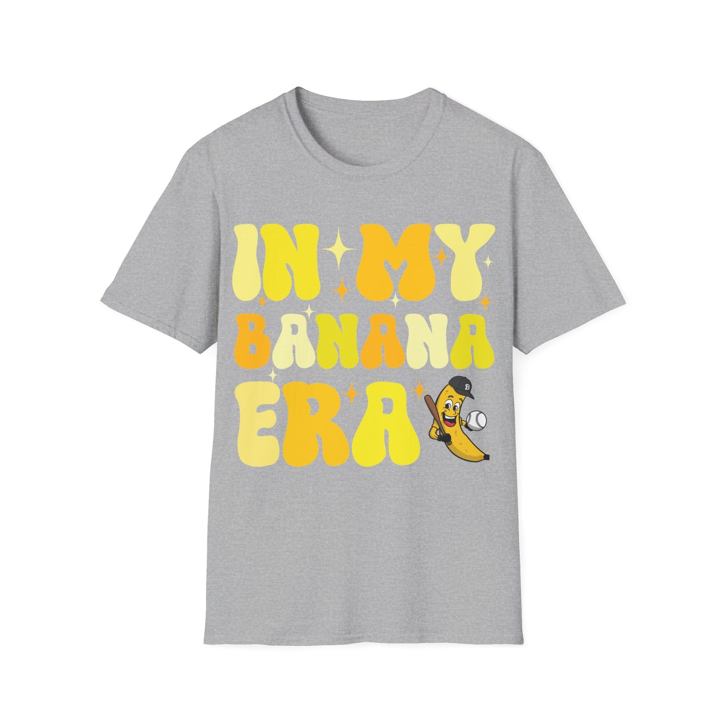 Funny In My Bananas Era Fruit Lover Baseball Player T-Shirt For Men Women T-Shirt