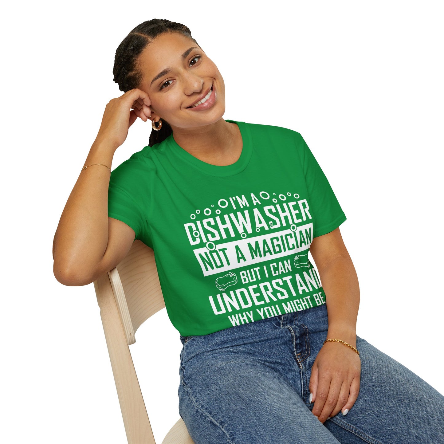 Funny Dishwashing Gift Dishwasher Magician T-Shirt Men Women