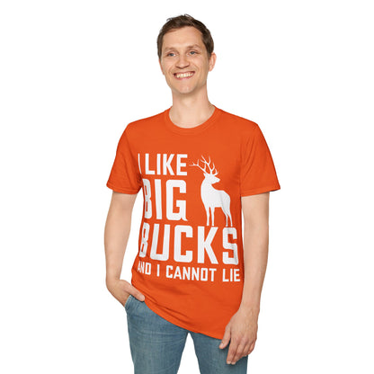 I Like Big Bucks and I Cannot Lie Deer Hunting Hunter T-Shirt Men Women