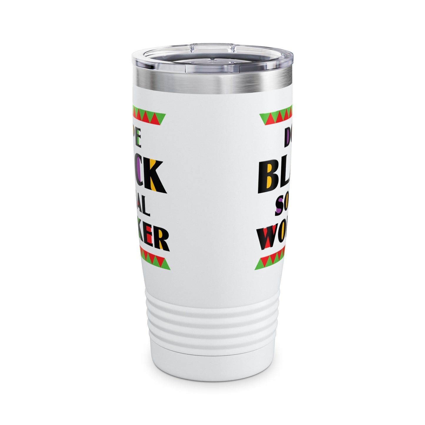 Dope Black Social Worker African American Job Proud Tumbler For Men Women Tumbler