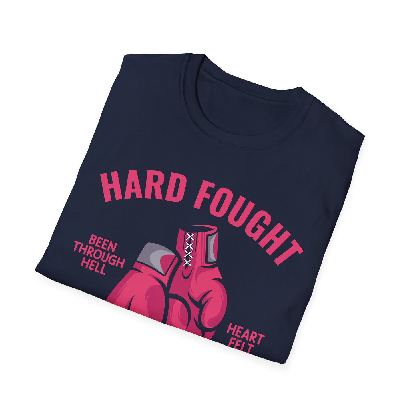 Hard Fought Hallelujah Praise Jesus Lake Christian T-Shirt For Men Women