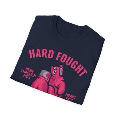 Hard Fought Hallelujah Praise Jesus Lake Christian T-Shirt For Men Women