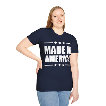 Made In America T-Shirt Patriotic Funny 4th of July Shirt T-Shirt For Men Women T-Shirt