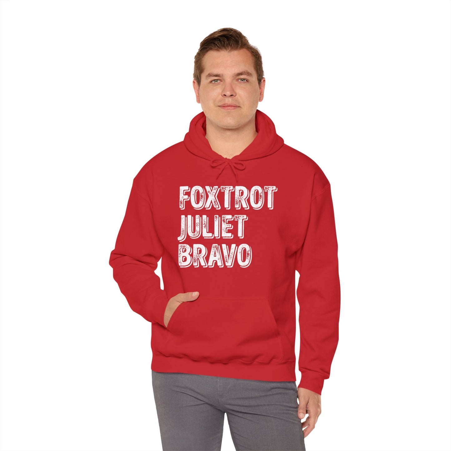 Retro Vintage Foxtrot Juliet Bravo Hoodie For Men Women