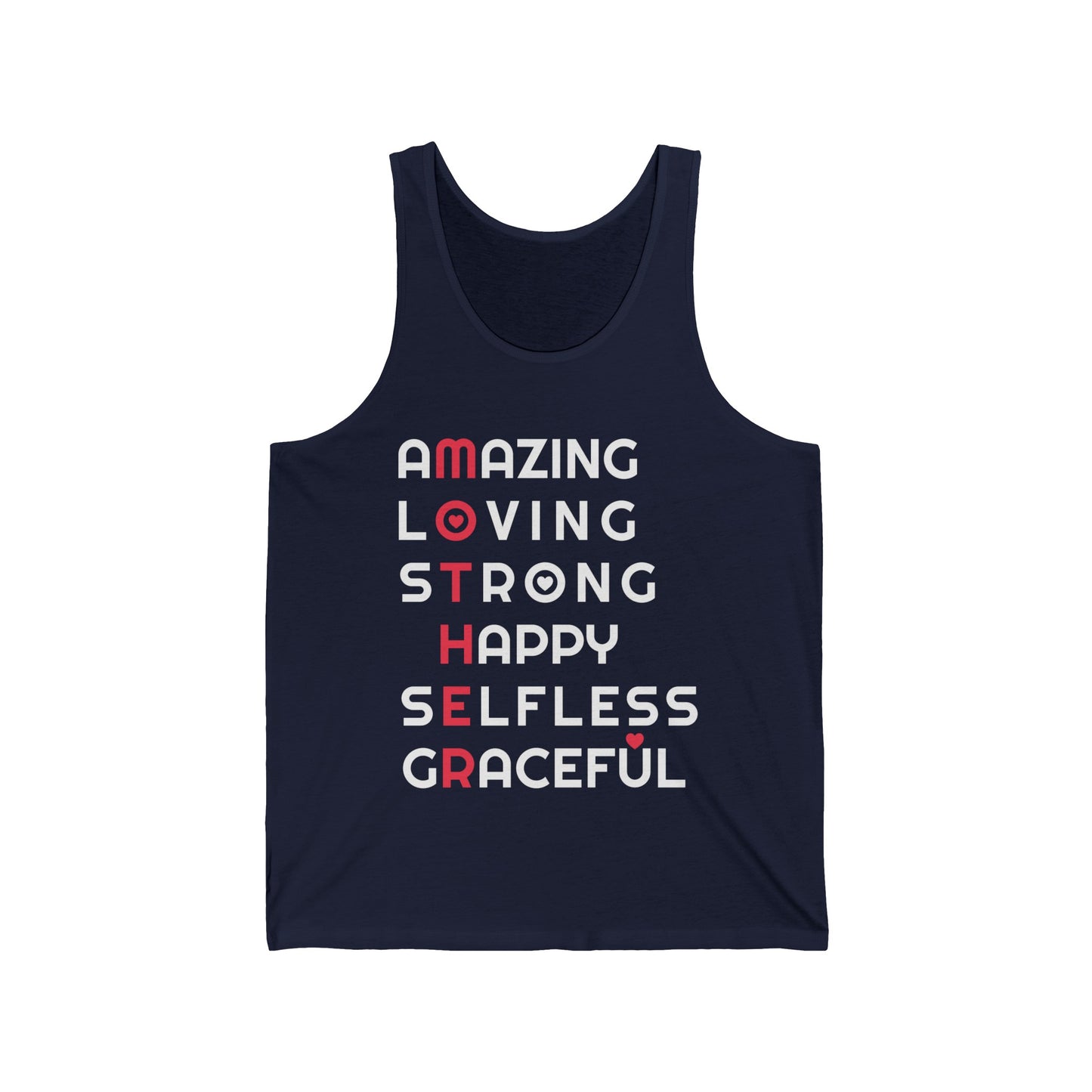 Mother Amazing Loving Strong Happy Selfless Graceful Mothers Day Mom Tank Tops