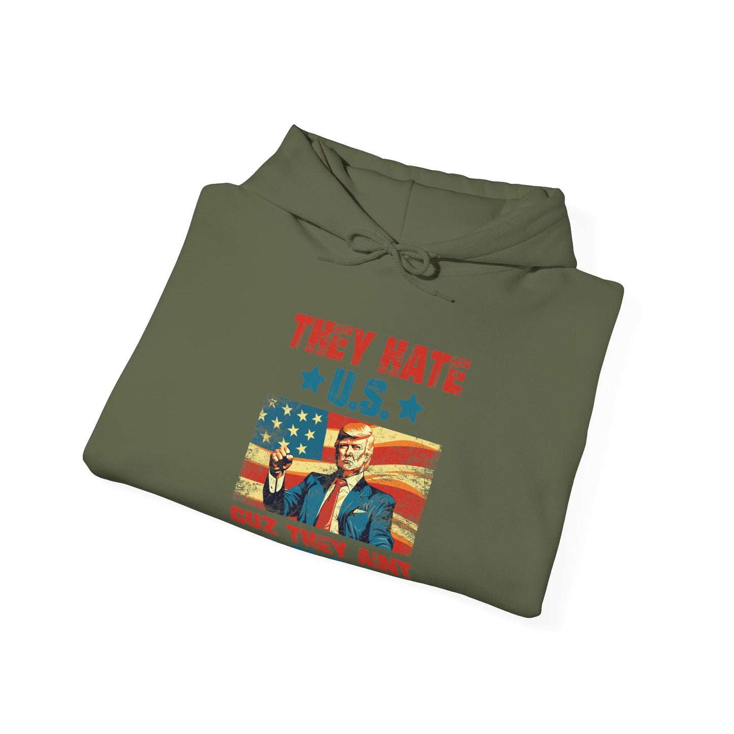 They Hate Us Cuz They Ain't Us Funny Trump 4th Of July 2024 Hoodie For Men Women Hoodie