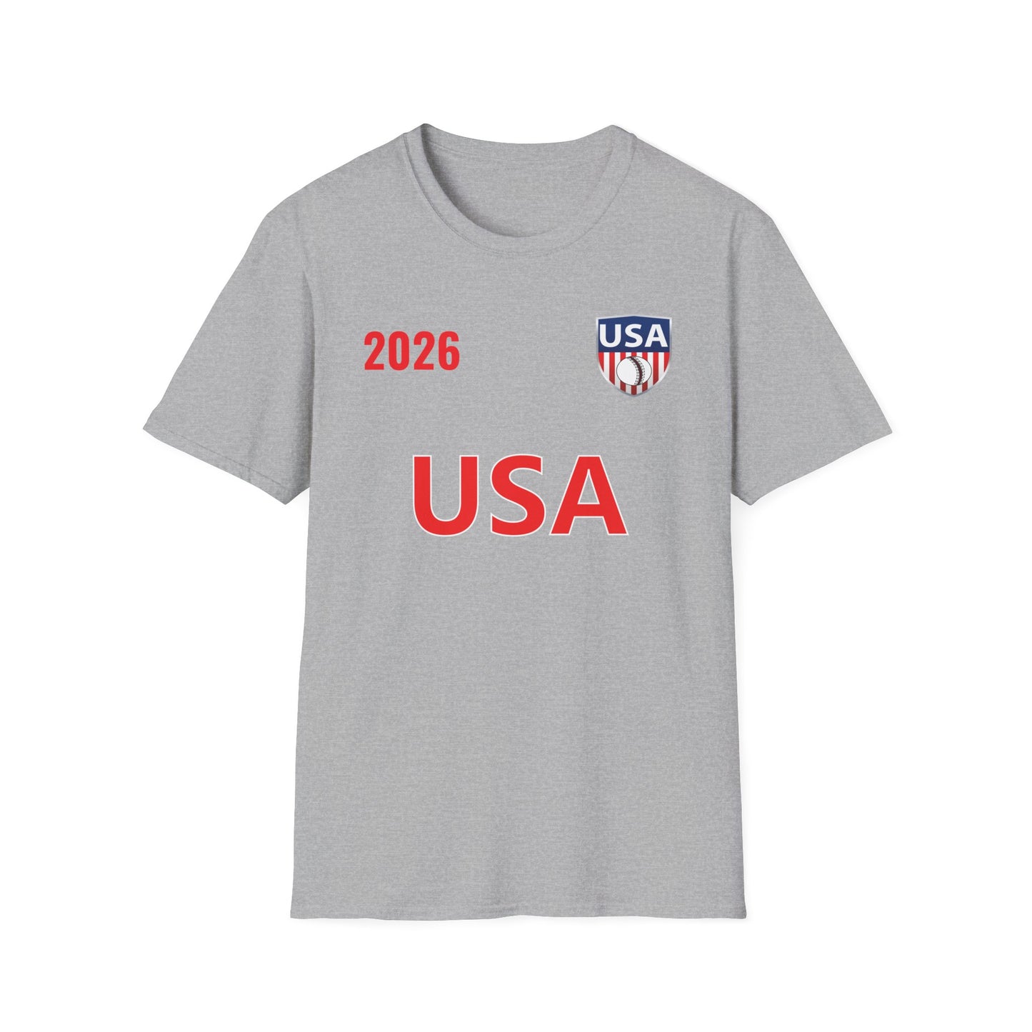 USA T-Shirt Cricket Lovers Fan Team Support 2026