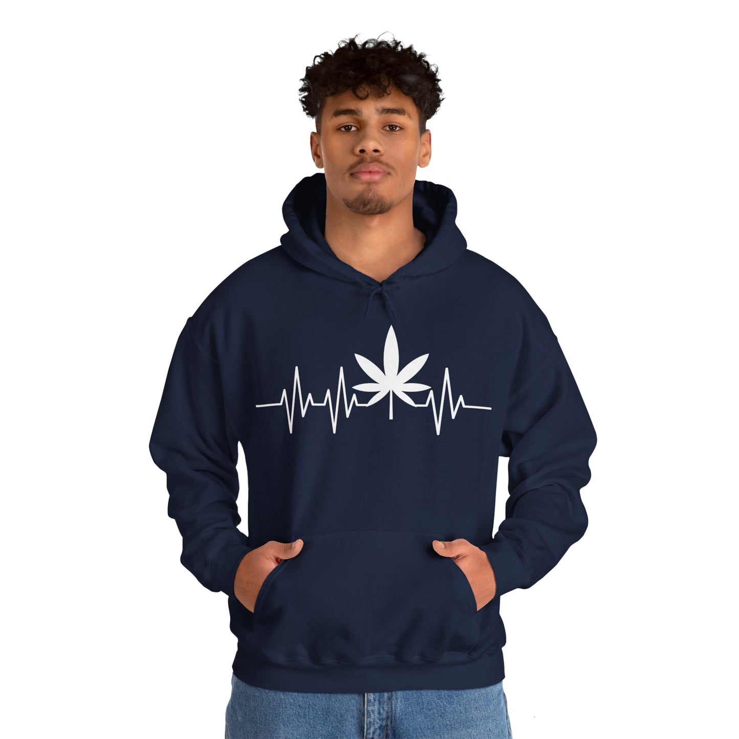 Funny Weed Cannabis Marijuana Leaf Heartbeat Stoner Tie Dye Hoodie For Men Women Hoodie