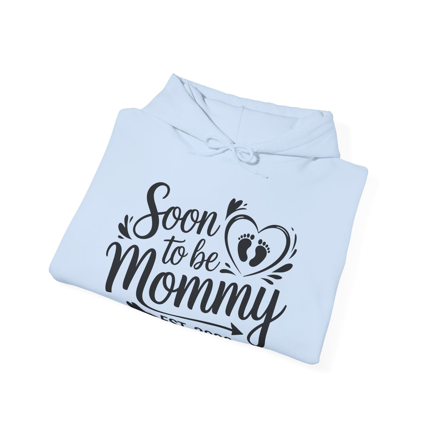 Funny Soon to be Mommy 2026 Mother's Day First Time Mom Pregnancy Hoodie For Women